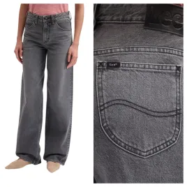 spodnie-damskie-lee-rider-szare-jeansy-szerokie-bawelniane-w31-l31