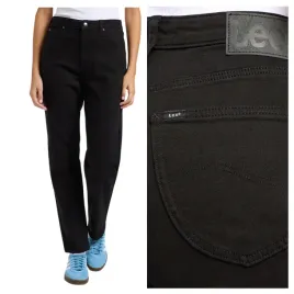 spodnie-damskie-lee-carol-straight-fit-czarne-strike-off-w31-l31