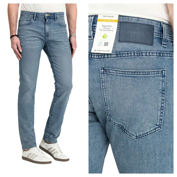 Spodnie Męskie Jeansowe Tom Tailor TTJosh Klasyczne Stone Blue W36 L32