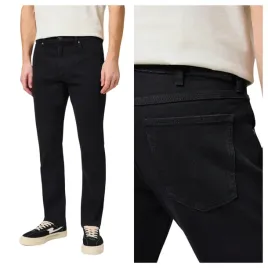 meskie-jeansy-wrangler-regular-czarne-zwezane-w35-l30