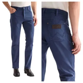 spodnie-meskie-wrangler-larston-zwezane-navy-bawelniane-w33-l32