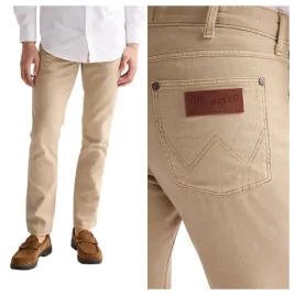 spodnie-meskie-wrangler-larston-zwezane-bezowe-bawelniane-w33-l34