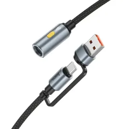 hoco-kabel-usb-a-typ-c-do-zapalniczka-samochodowa-ua38b-03-m-czarny