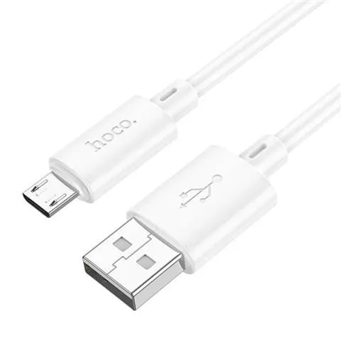 hoco-kabel-usb-a-do-micro-usb-24a-1-m-x88-bialy