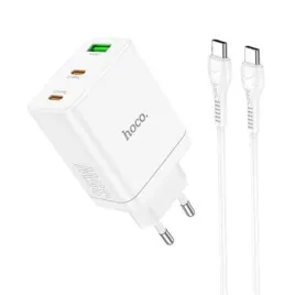 hoco-ladowarka-sieciowa-do-telefonu-2-x-usb-c-usb-a-qc3-0-pd-3a-35w-kabel-u