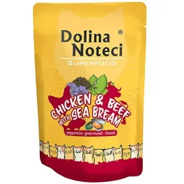 mokra-karma-dla-kota-dolina-noteci-superfood-kurczak-z-wolowina-85-g