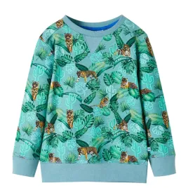 bluza-dziecieca-jasnozielony-melanz-140