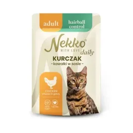 nekko-daily-adult-hairball-control-kurczak-w-sosie-saszetka-85g