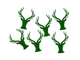 konfetti-zielone-renifer-6-szt