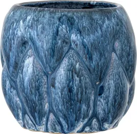 oslonka-na-doniczke-bloomingville-posey-kamionka-niebieska-15x14cm