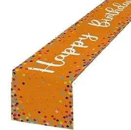 bieznik-dekoracyjny-na-urodziny-happy-birthday-40x140-cm-pomaranczowy