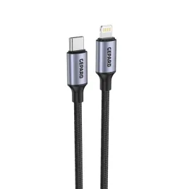 kabel-gepard-usb-c-lightning-pd20w-metal-head-12m