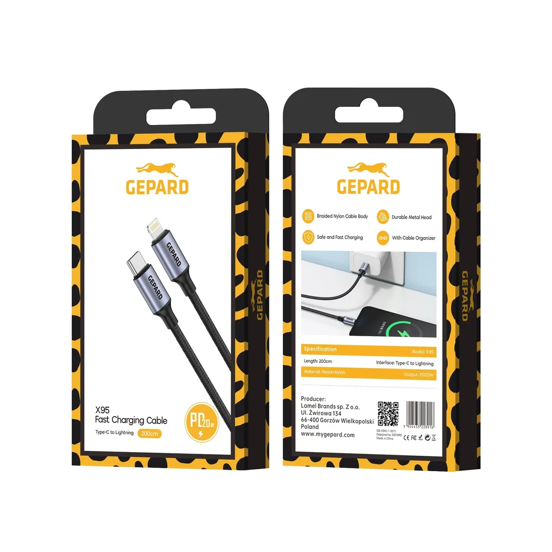 cable-gepard-usb-c-lightning-pd20w-metal-head-2m