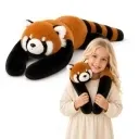 Miś obciążeniowy Ciężkomiś Red Panda Czerwona pluszak DUŻY 65cm 1kg ADHD
