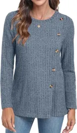 sweter-damski-cienki-prazkowany-ozdobne-guziki-grecerelle-niebieski-xl
