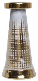 swiecznik-szaro-zloty-23cm