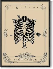 obraz-tarot-strzelec-40x60-cm-w-ramie-gotycki-dark-academia