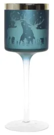 swiecznik-kielich-zielony-z-reniferem-25x9x9
