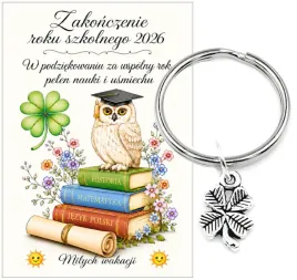 brelok-breloczek-koniczynka-upominek-prezent-zakonczenie-roku-szkolnego
