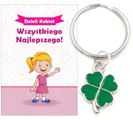 brelok-koniczyna-upominek-prezent-na-dzien-kobiet-walentynki-dziewczynka