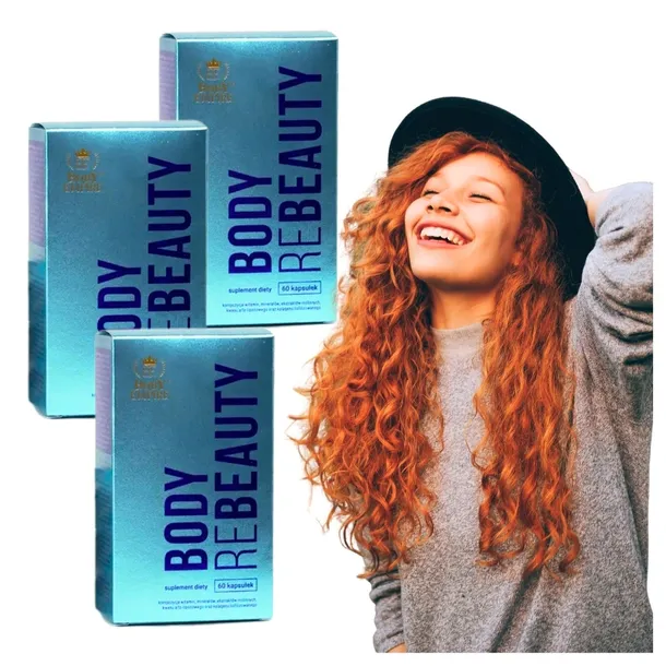 3x Kolagen Body Rebeauty Body Empire Kuracja Odmładzająca Skóry 60 Kapsułek
