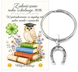 brelok-podkowa-upominek-prezent-zakonczenie-roku-szkolnego