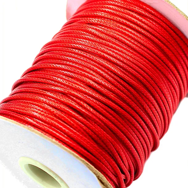 SZNUREK JUBILERSKI POWLEKANY SNAKE 2mm 2m CZERWONY