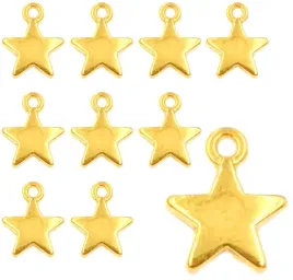 zawieszki-charms-gwiazdki-zawieszka-gwiazda-gwiazdka-gladka-zlota-12mm-12sz
