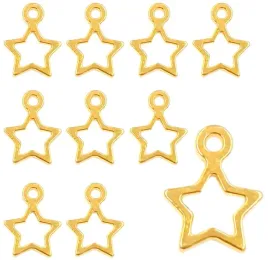 zawieszki-charms-gwiazdki-zawieszka-gwiazda-gwiazdka-wisiorek-zlota-12szt