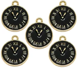 zawieszka-emaliowana-zegar-zegarek-do-bizuterii-bransoletek-czarny-18mm-5sz