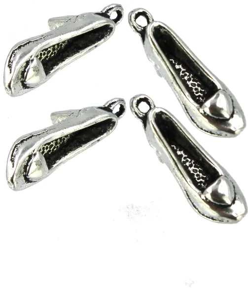 Zawieszka metalowa charms buty 21x9mm 4szt