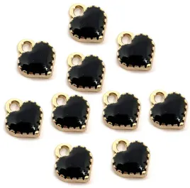 zawieszka-do-bransoletek-walentynki-serce-serduszko-czarne-emalia-8mm-10sz