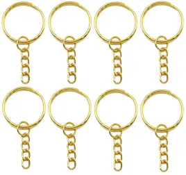 zlota-baza-do-breloka-breloczka-z-lancuszkiem-kolko-do-kluczy-25mm-10-sztuk