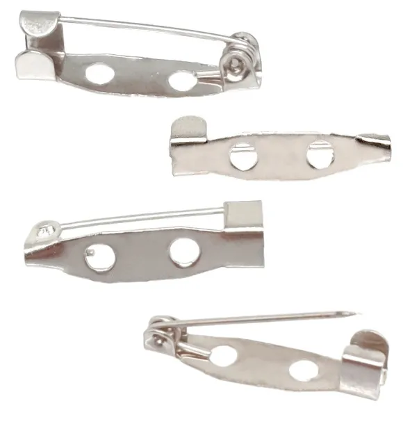 20szt KLASYCZNA PODSTAWA BAZA DO BROSZKI ZAPIĘCIE BROSZKA AGRAFKA 20mm