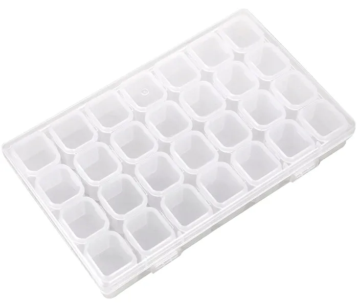 Organizer Pudełko na Drobne Koraliki Drobiazgi 8w1