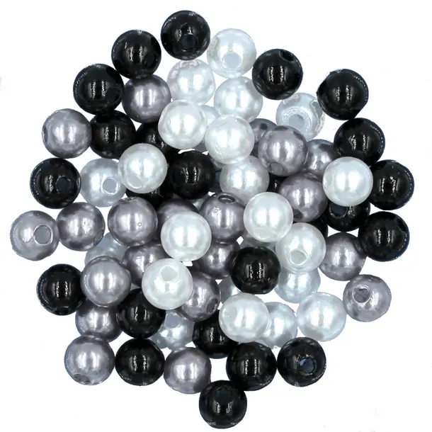 Koraliki PERŁA PERŁY PEREŁKI akrylowe 6mm 100szt