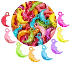 koraliki-opalizujace-zawieszki-kreatywne-ksiezyce-akrylowe-mix-10szt