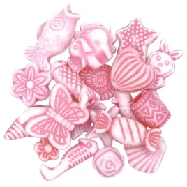 koraliki-akrylowe-pastelowe-mix-20szt-roz-jasny