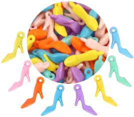 koraliki-pastelowe-kreatywne-zawieszka-buciki-but-szpilka-mix-10szt