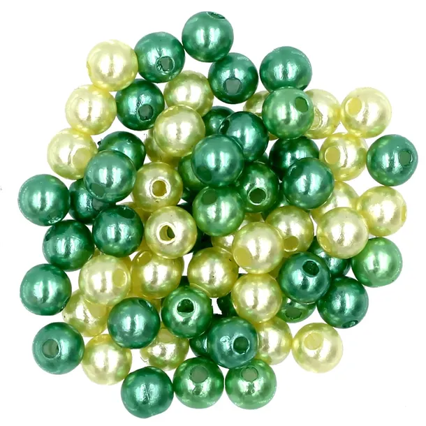 Koraliki Perły Perełki Akrylowe 6mm 100szt mix