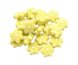 koraliki-kwiatki-pastelowe-akrylowe-20szt-zolte
