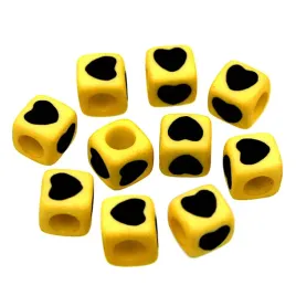 koraliki-serca-modulowe-kostki-7mm-zolte-10szt