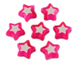 koraliki-gwiazdki-akrylowe-9mm-roz-ciemny-10sztuk