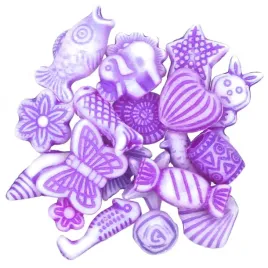 koraliki-akrylowe-pastelowe-mix-20szt-fioletowe