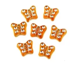 koraliki-motylki-akrylowe-9mm-pomarancz-20-sztuk