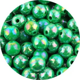 koraliki-akrylowe-kulki-opalizujace-blyszczace-zielone-8mm-50szt