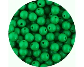 koraliki-gladkie-klasyczne-w-ksztalcie-kulki-8mm-100szt-akryl-zielone