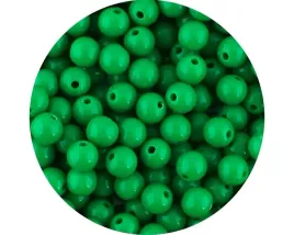 koraliki-gladkie-klasyczne-w-ksztalcie-kulki-8mm-50szt-akryl-zielone