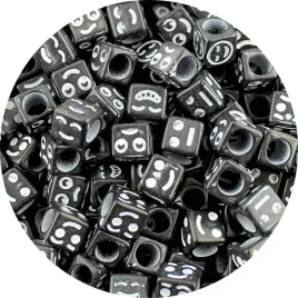 koraliki-akrylowe-emotki-emotikony-buzki-czarne-kostki-6x6mm-50szt-mix