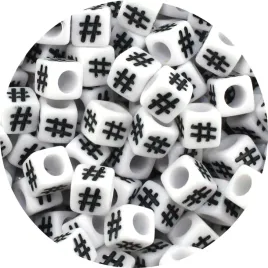 koraliki-akrylowe-hasztag-hashtag-kostki-modulowe-6x6mm-bialo-czarne-50szt